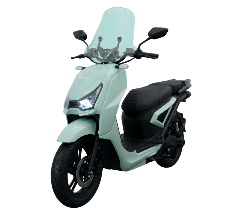 KEVA Jaguar 2000W electric scooter India CBS disc brakes 125–150 km range