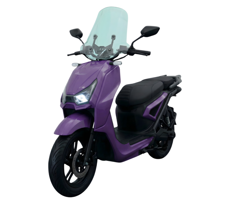 KEVA Jaguar electric scooter royal violet colour India 2026