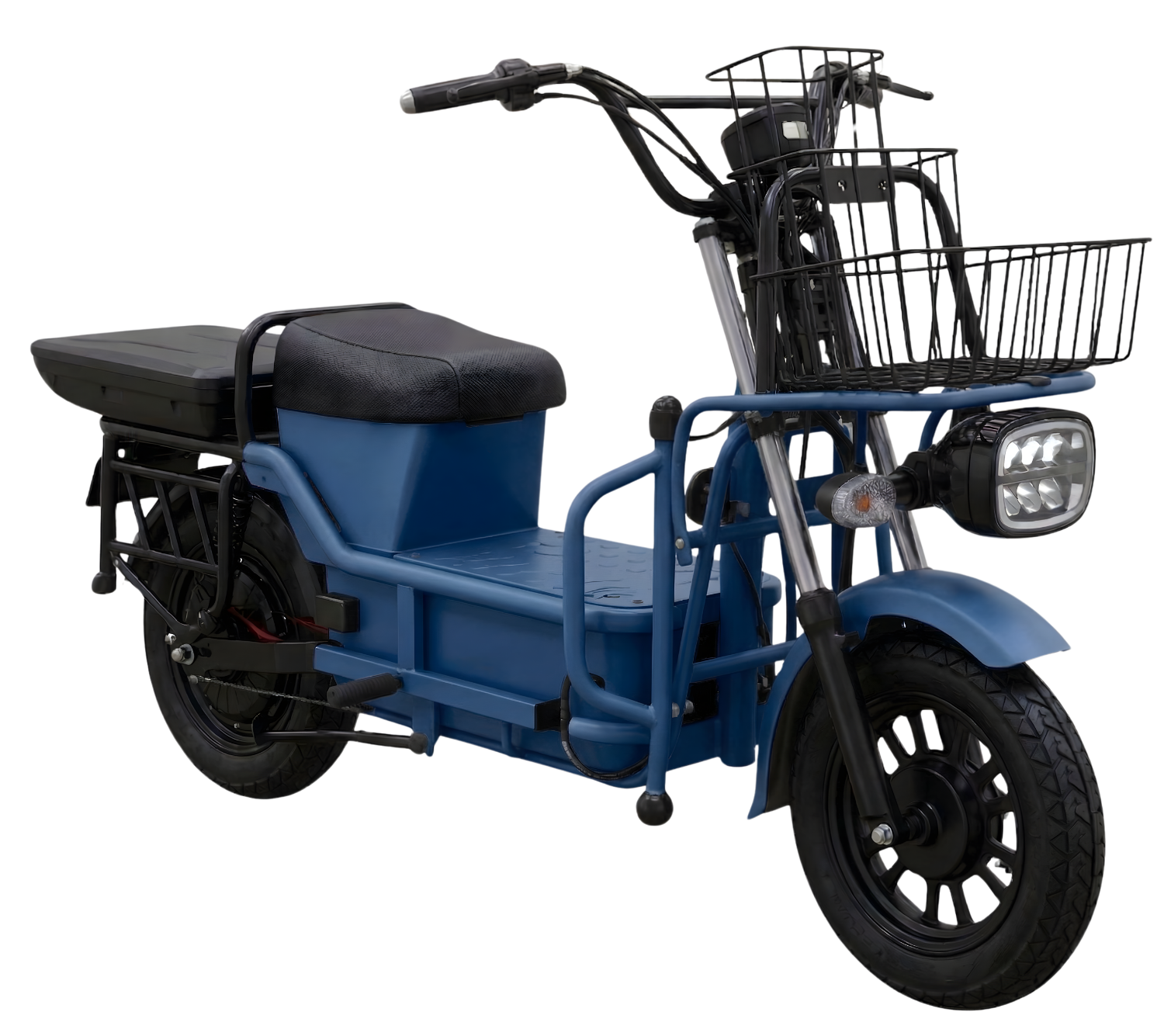 KEVA Shera 350 Ocean Blue electric cargo moped India 2026